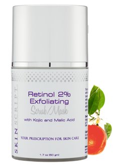 Retinol 2% Exfoliating Scrub/Mask